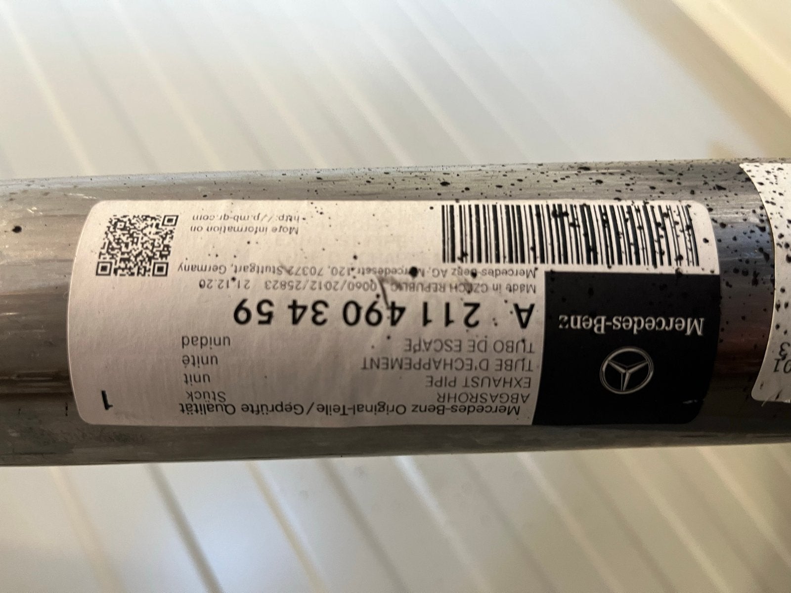 Nieuwe originele Mercedes-Benz E200 W211 uitlaat, Utrecht, Mercedes-Benz, Nieuw, Ophalen of Verzenden
