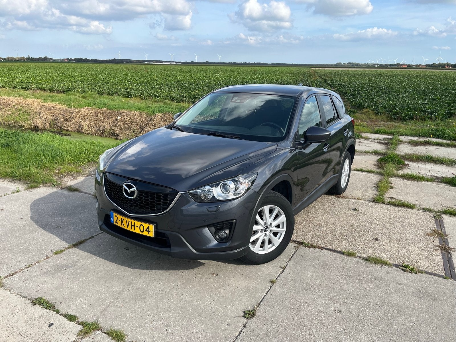 Foto 2 van Mazda CX-5 2.0 121KW 2WD 2013 Grijs