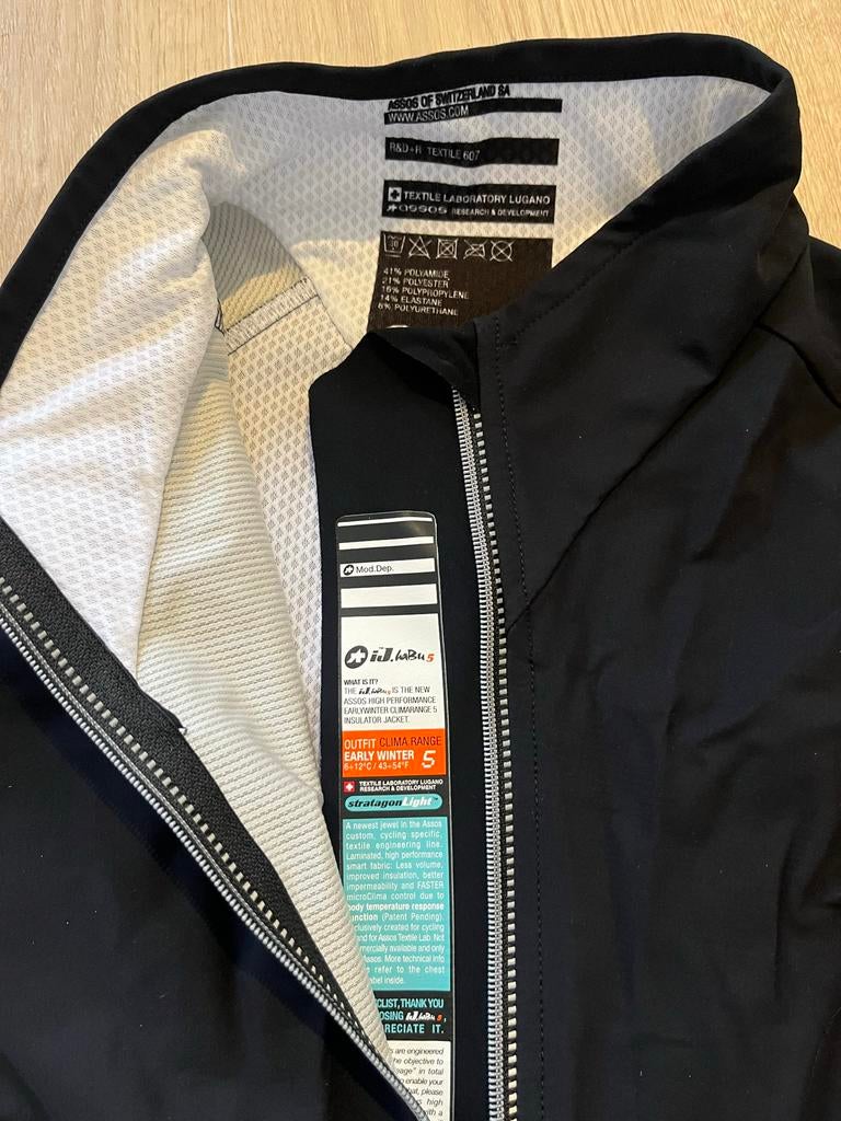 Assos Earlywinter Climarange 5 Fietsjack, Kleding | Heren, Sportkleding, Nieuw, Hardlopen of Fietsen, Overige maten, Zwart, Ophalen of Verzenden