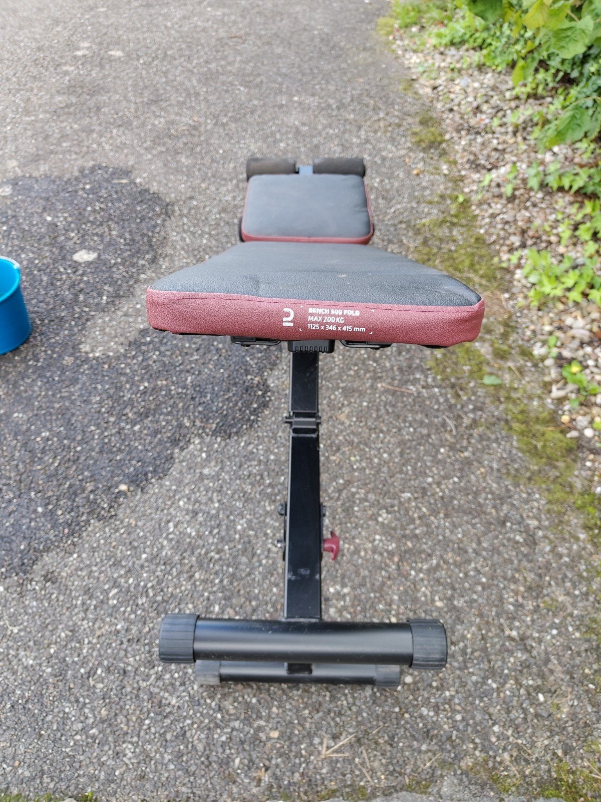 Fitness bank, Sport en Fitness, Ophalen, Zo goed als nieuw, Fitnessbank