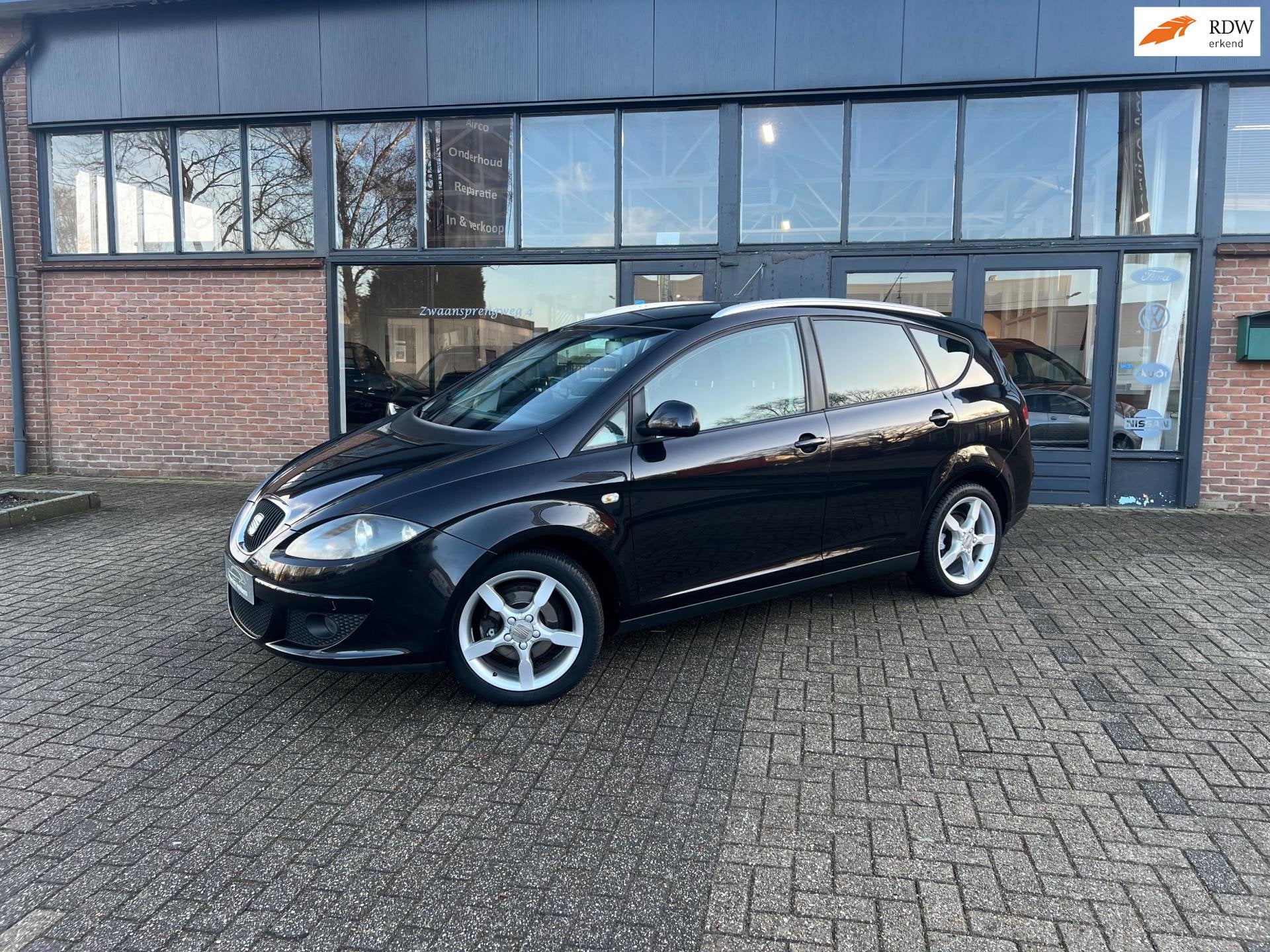 Seat Altea XL 1.6 Stylance, Airco climate control, Cruise co, Auto's, Gebruikt, Zwart, 4 cilinders, Altea XL