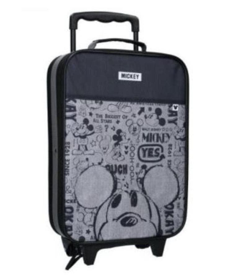 Mickey Mouse Trolley Koffer - Disney Reiskoffer, Overige materialen, Wieltjes, Nieuw, Minder dan 50 cm