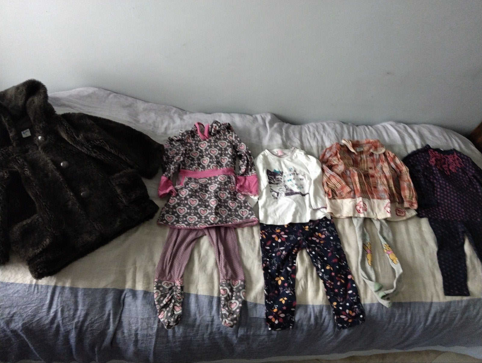 diverse meisjes kleding jas teddy, blouse, broek etc, Ophalen of Verzenden, Zo goed als nieuw, Meisje, Jasje