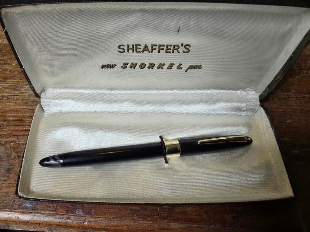 Sheaffer Snorkel Vulpen - Klassiek Design met Doosje, Sheaffer, Gebruikt, Met doosje, Ophalen of Verzenden
