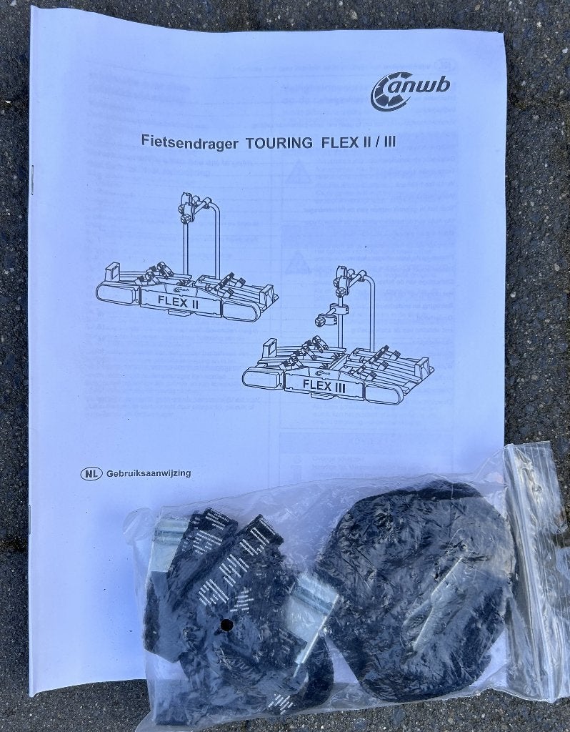 ANWB Touring Flex plus II fietsendrager met beschermhoes, Ophalen, Zo goed als nieuw, Brede banden, 2 fietsen