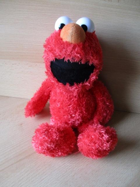 Sesamstraat Elmo pluche  32cm  Rubo-Toys, Ophalen of Verzenden, Zo goed als nieuw
