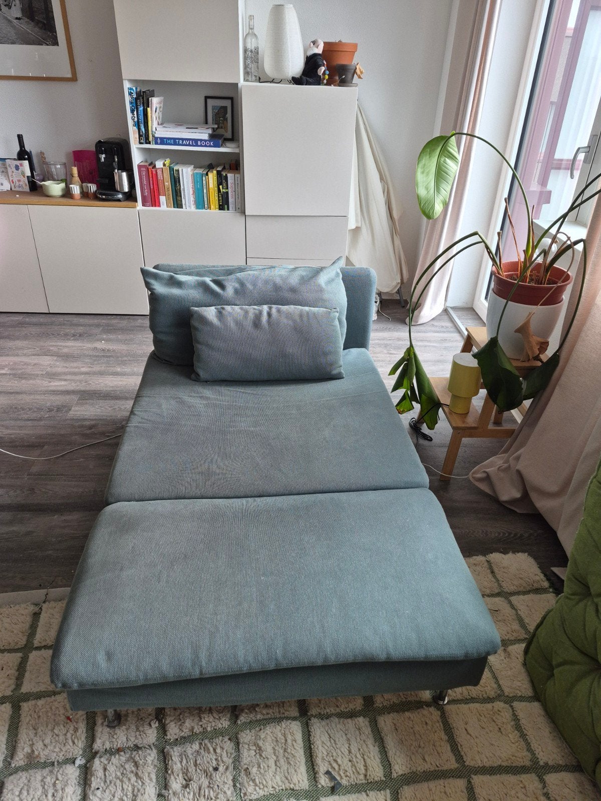 IKEA SÖDERHAMN Chaise longue - Gebruikt, Huis en Inrichting, Ophalen, Gebruikt, Eenpersoons, Minder dan 150 cm