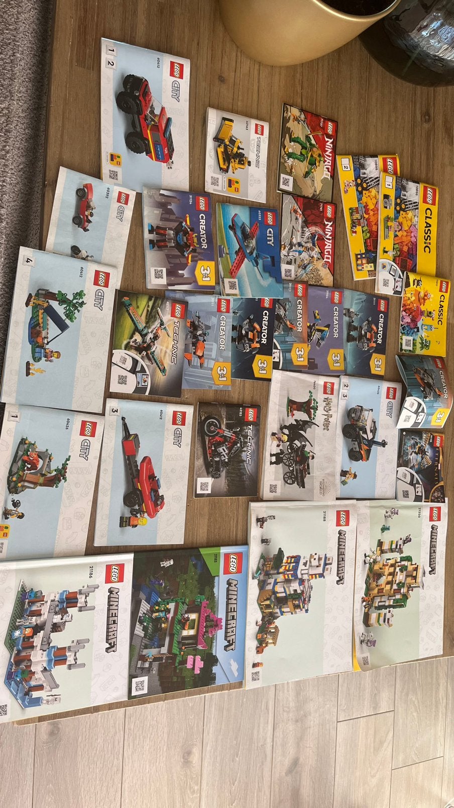Grote lego collectie | minecraft | harry potter etc incl box, Ophalen, Gebruikt, Minecraft, Lego