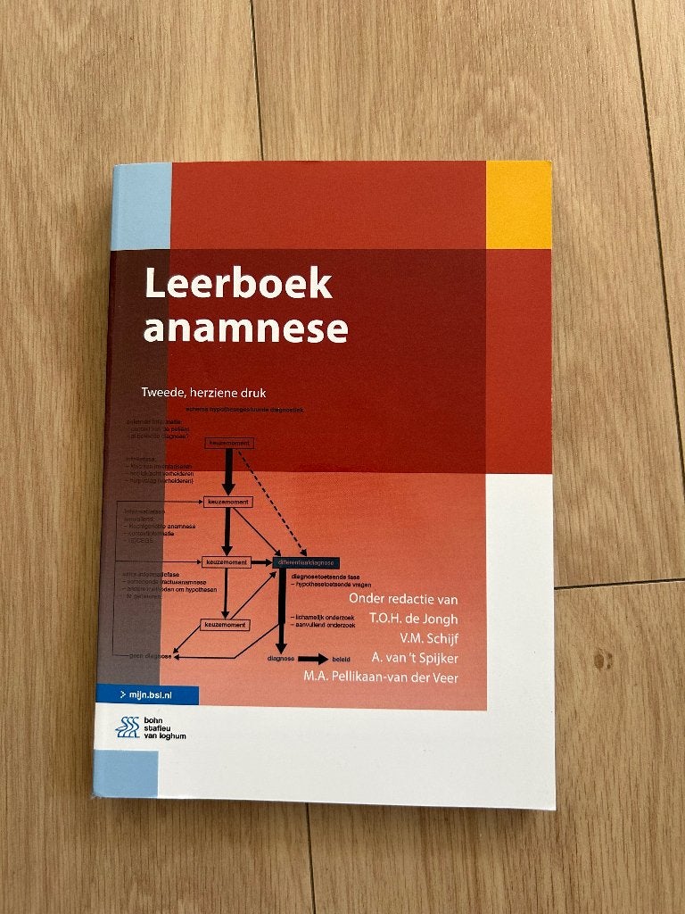 Leerboek anamnese, Boeken, Ophalen, Nieuw, WO, Bohn Stafleu van Loghum