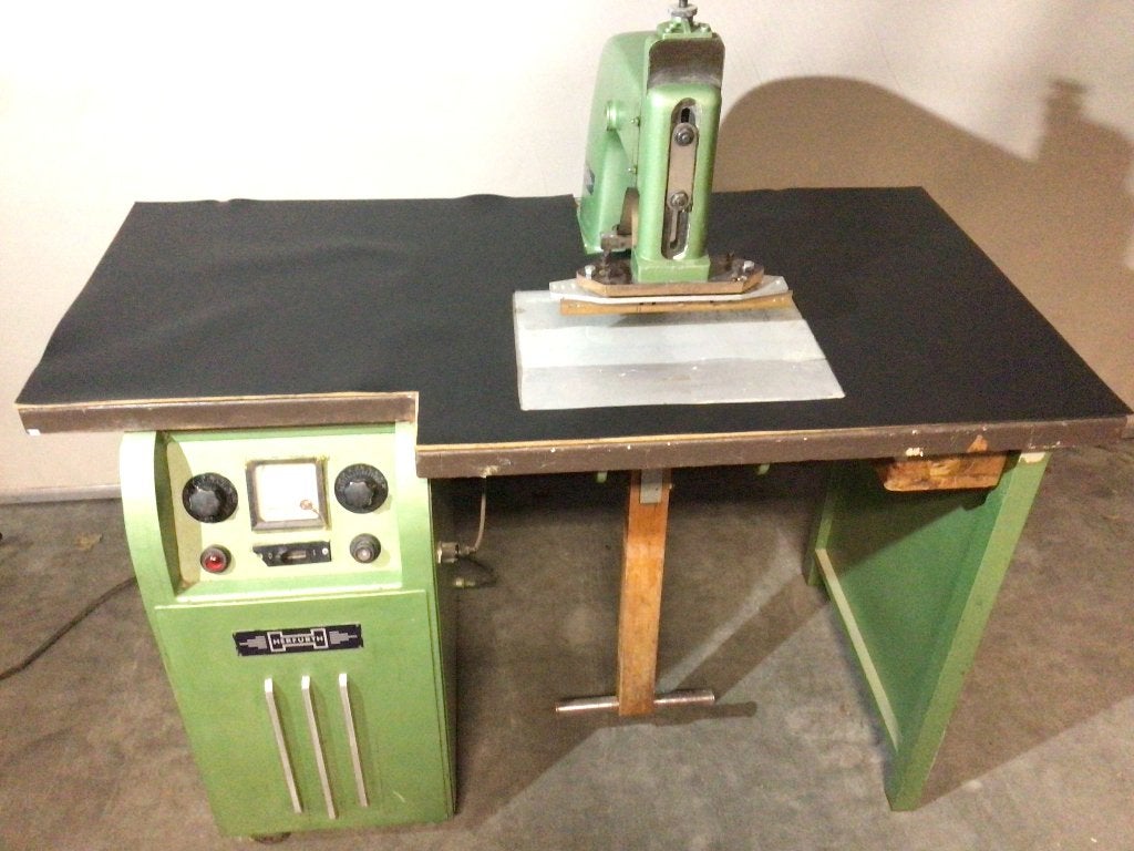 lasmachine voor tentramen en banners van pvc en pu folie, Ophalen