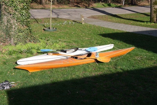 Twee kano's, Watersport en Boten, Kano's, Ophalen, Gebruikt, Eén persoon, Met peddels