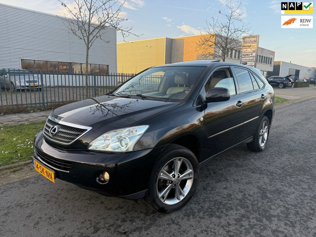 Lexus RX 400h Executive CLIMA/LEER/NAP/APK/DAKJE, 3311 cc, Gebruikt, Beige, Zwart