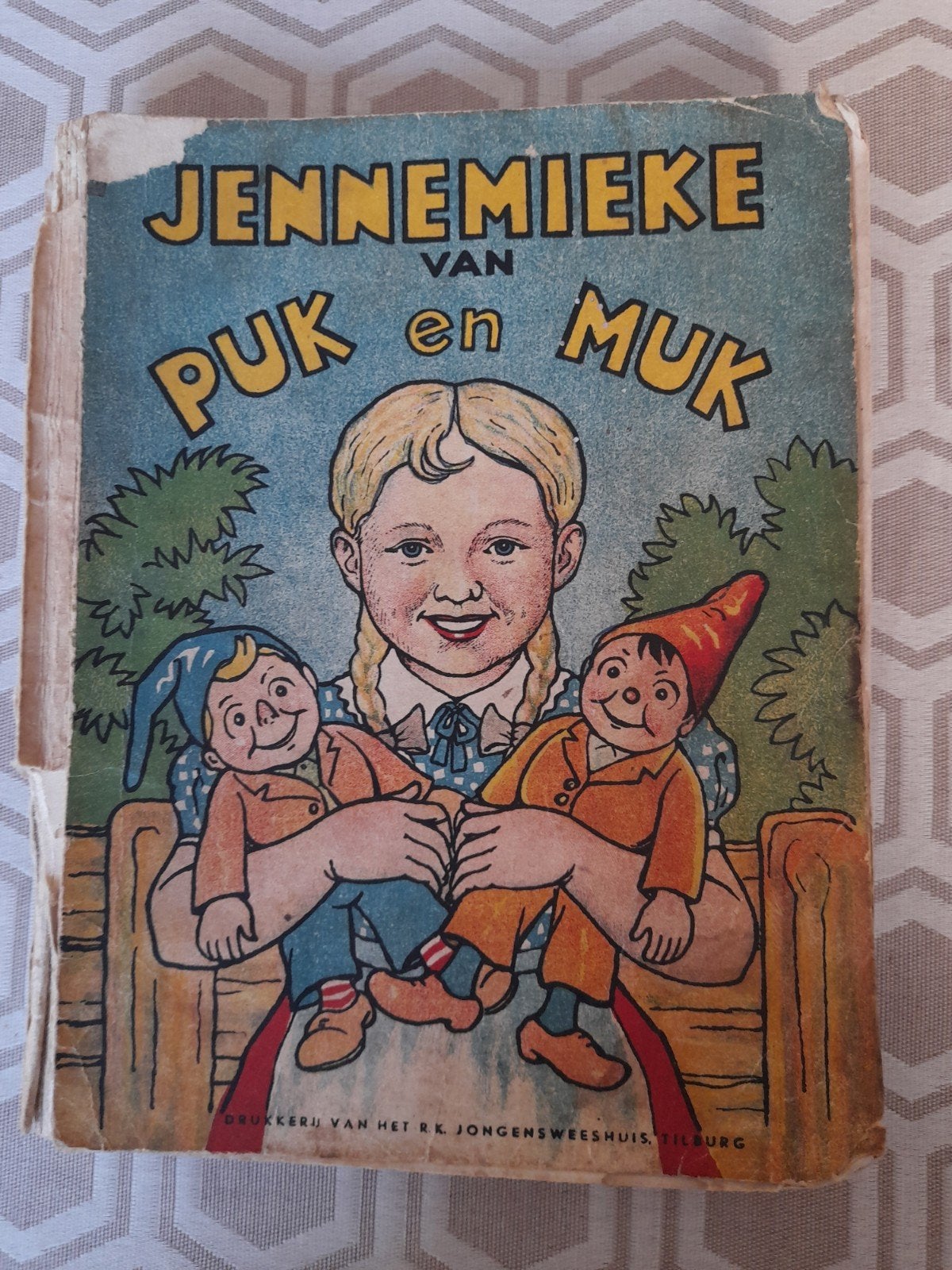 Jenneke van Puk en Muk - Oud kinderboek, Ophalen of Verzenden, Gelezen, Frans Fransen, Sprookjes