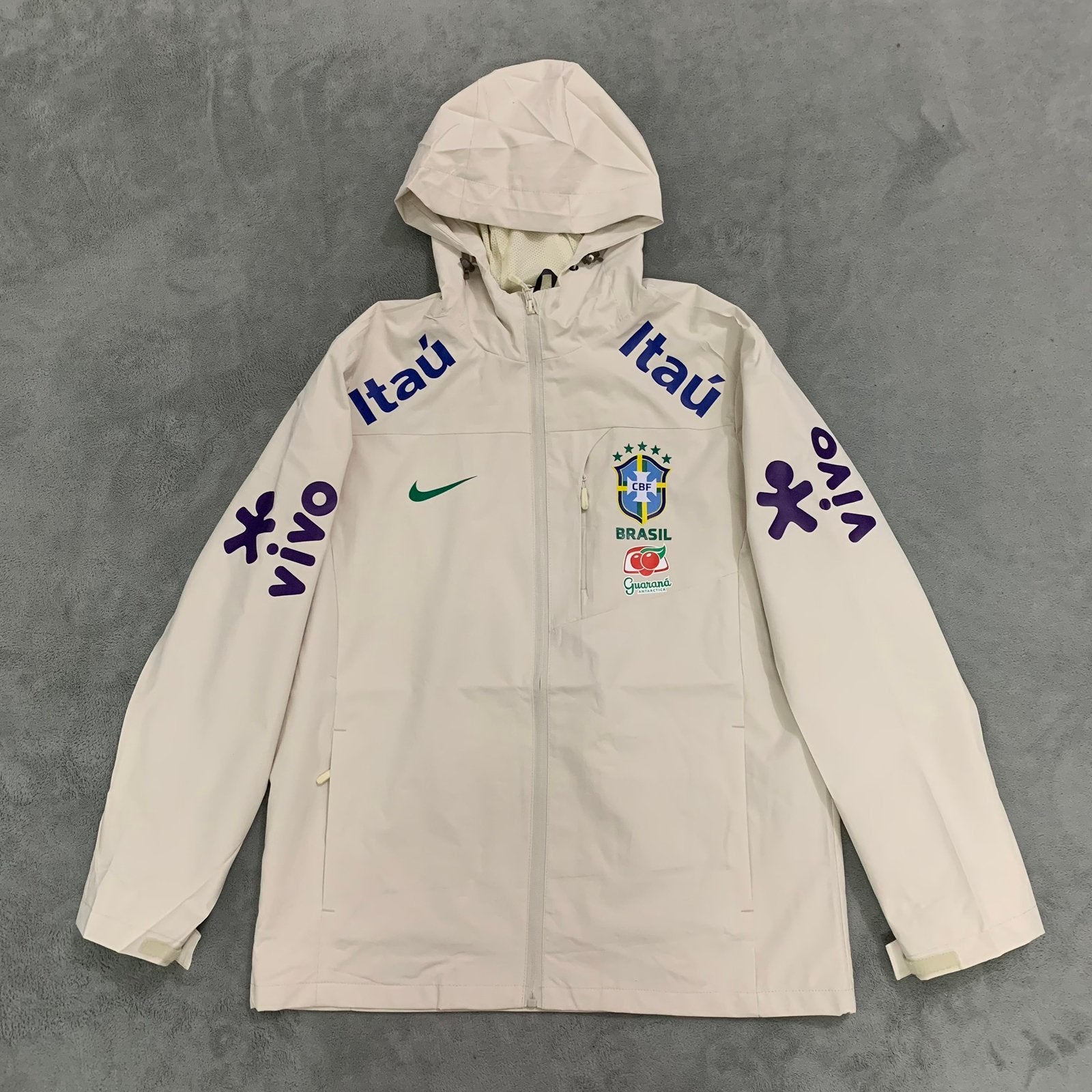 Brazilië Jas Wit, Kleding | Heren, Ophalen of Verzenden, Nieuw, Overige maten, Wit