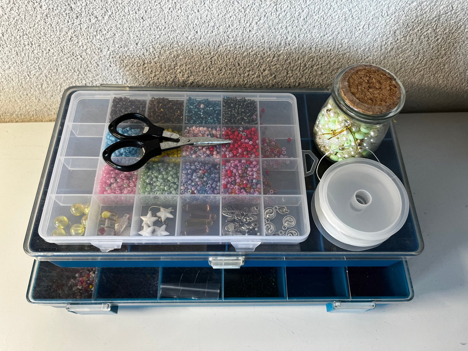 Diverse kralen set + tools, Hobby en Vrije tijd, Ophalen, Gebruikt, Overige typen