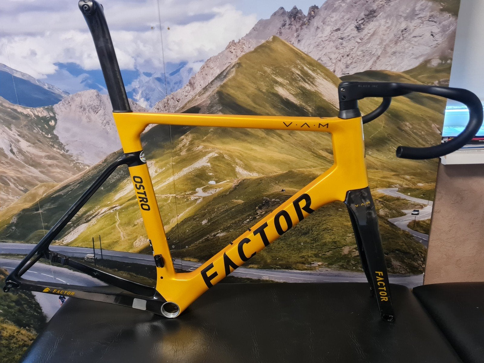 Factor Ostro VAM 58cm frameset custom Ceramicspeed BlackInc, Ophalen, Zo goed als nieuw, Overige typen