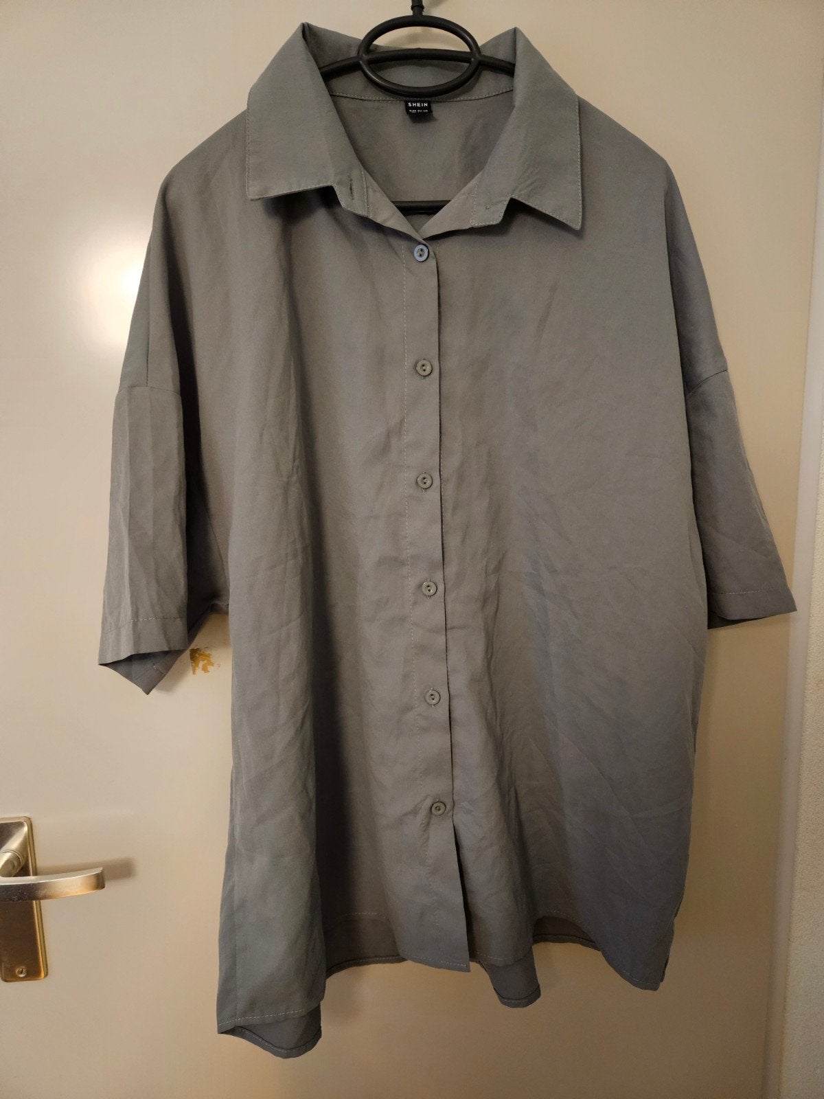 Shein Oversized Blouse/Tuniek - Maat XL, Maat 46/48 (XL) of groter, Ophalen of Verzenden, Zo goed als nieuw, Grijs