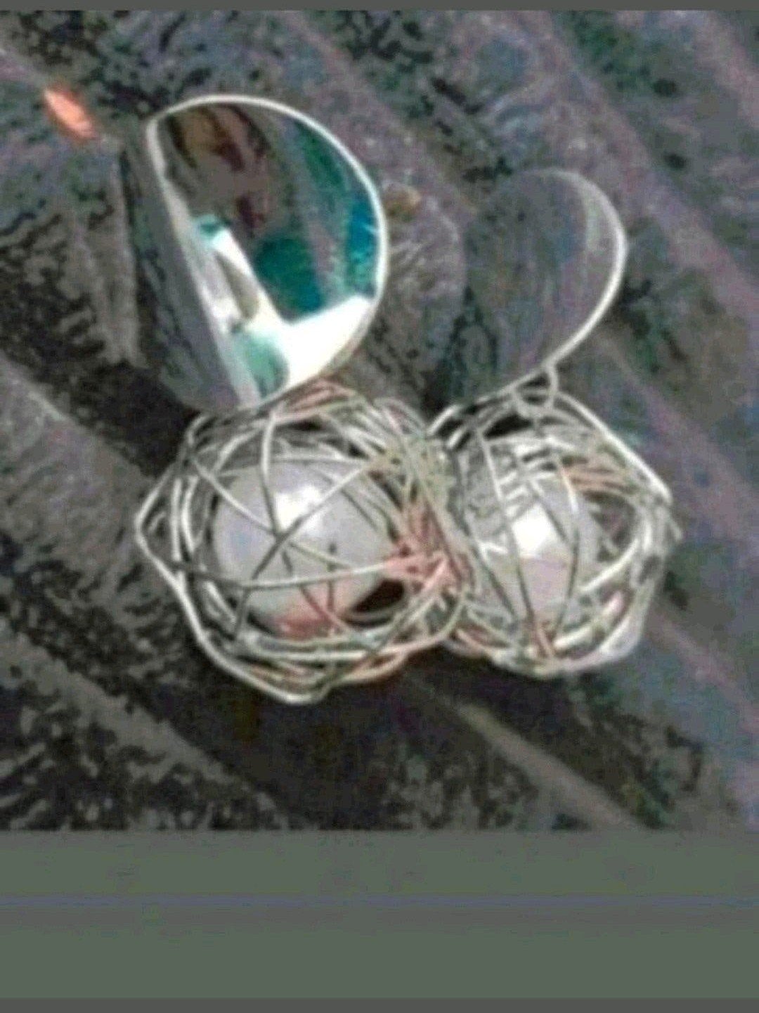 oorbellen bal Kristal, Verzenden, Nieuw, Zilver, Knopjes of Stekers