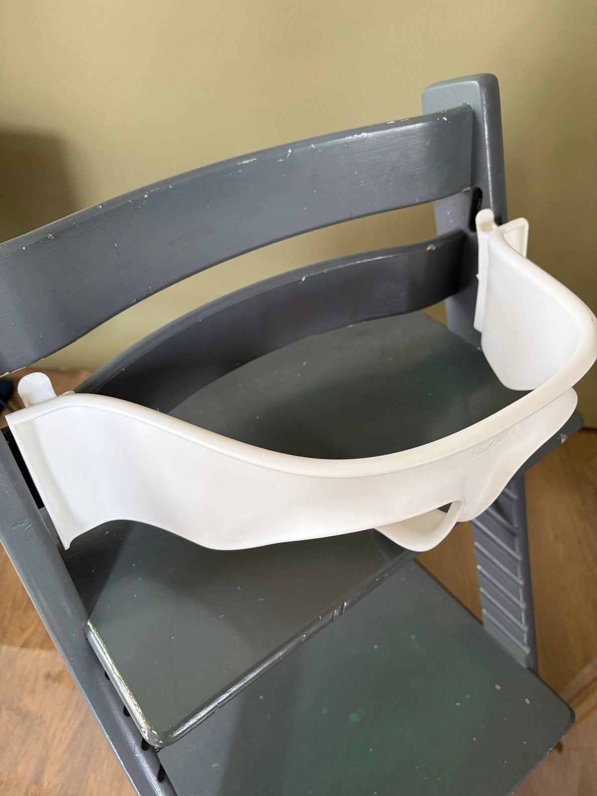 Stokke Tripp Trapp kinderstoel met babyset, Ophalen, Gebruikt, Meegroeistoel, Aanschuifbaar