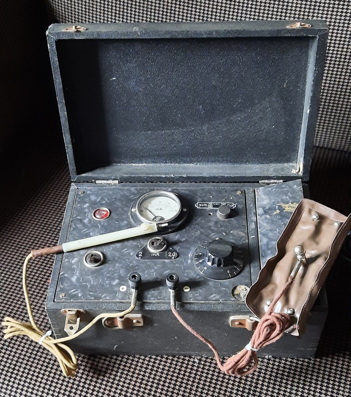 Antiek Elektrotherapie Apparaat - Decoratief Medisch Erfgoed, Ophalen of Verzenden