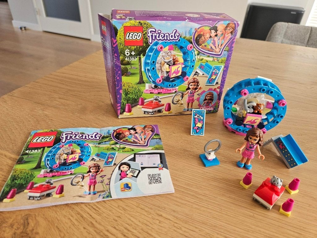Lego friends Olivia's hamsterspeelplaats, Gebruikt, Lego, Friends, Ophalen of Verzenden