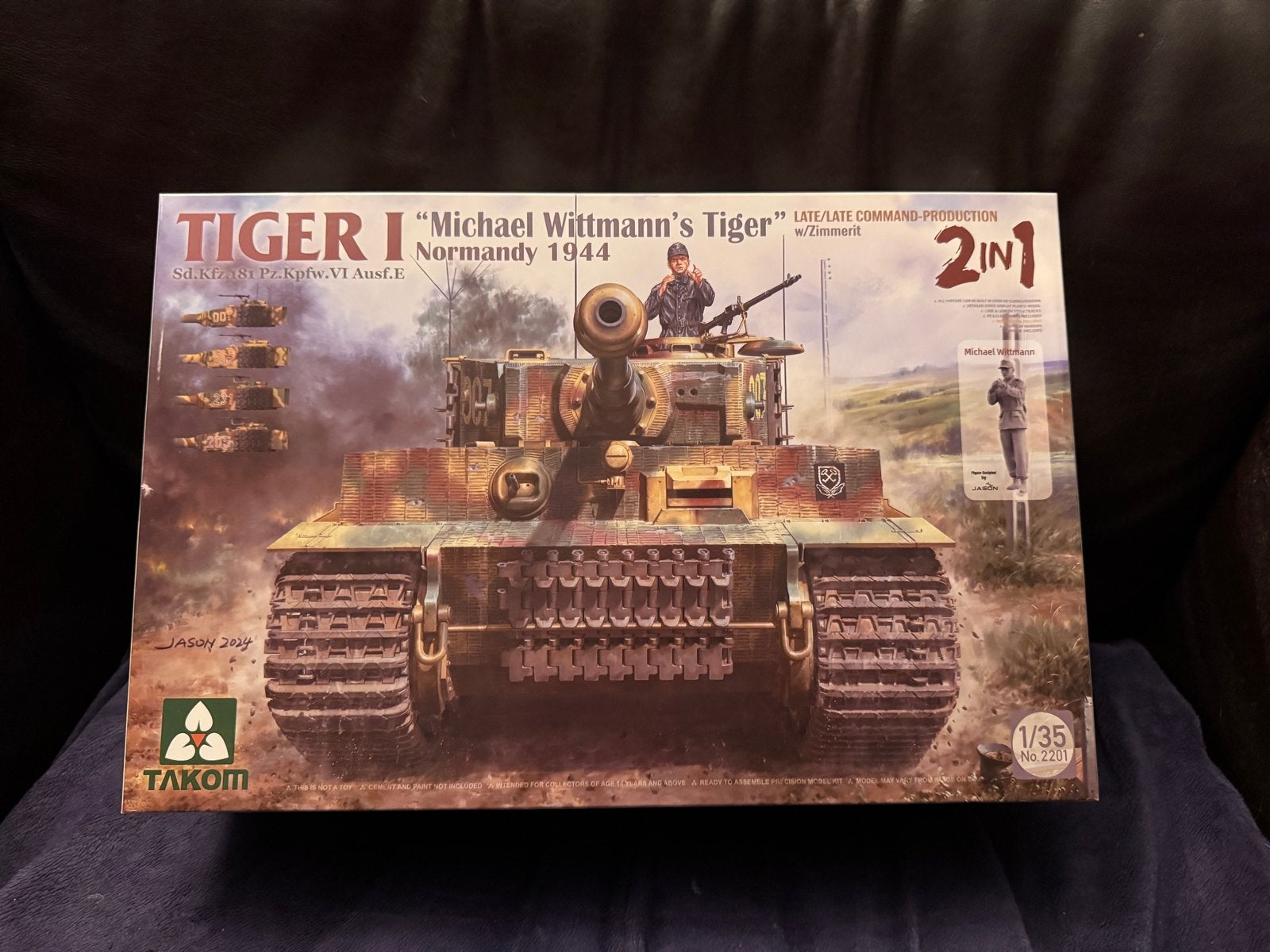 Takom Tiger I Michael Wittmann's Tank Modelbouw Kit, Overige merken, Tank, 1:32 tot 1:50, Nieuw