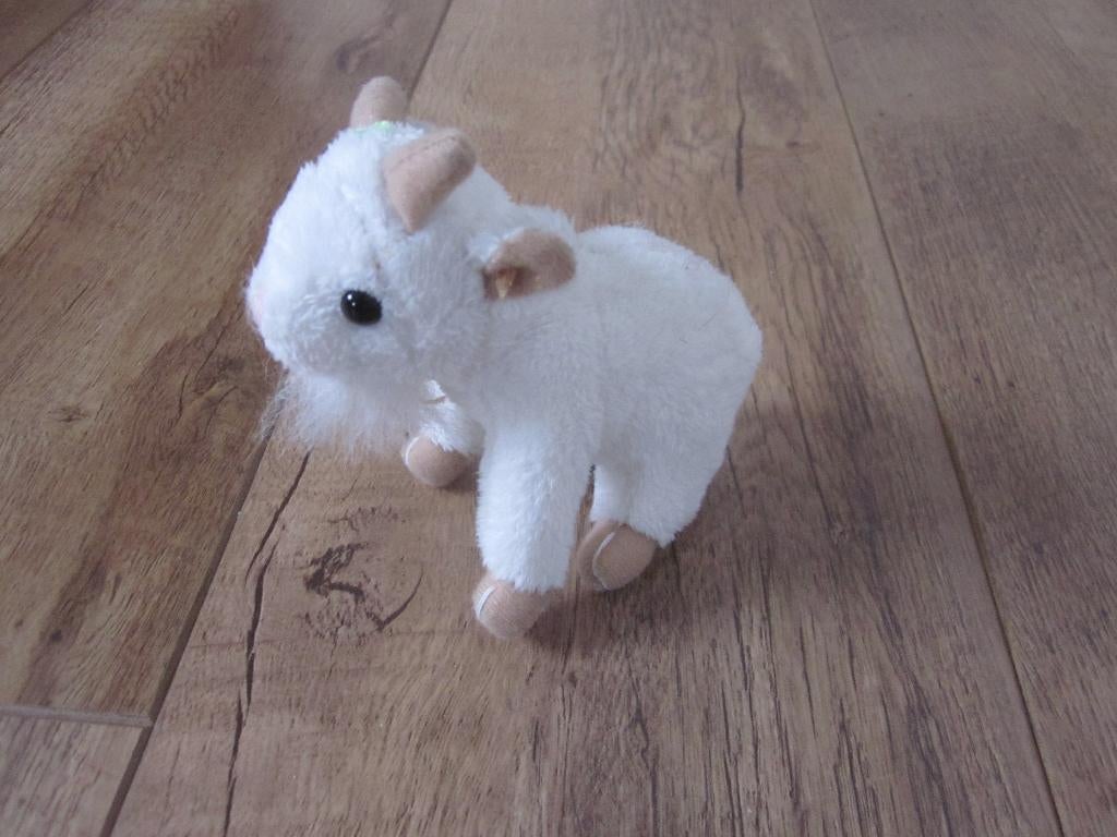 Dowman Soft Touch wit lichtbruin zacht pluche geitje knuffel, Kinderen en Baby's, Speelgoed | Knuffels en Pluche, Paard, Overige merken