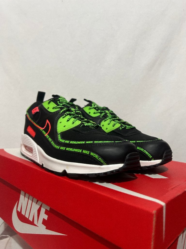 BIJNA NIEUW! Maat 43 - Nike Air Max 90 Worldwide Pack Black, Kleding | Heren, Schoenen, Verzenden, Zwart, Nike, Nike