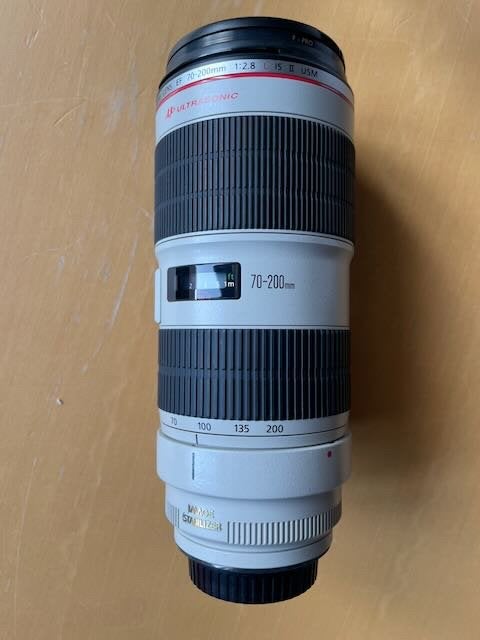 Canon EF 70-200 L IS USM II, Gebruikt, Beschermhoes/tas, Canon, Canon EF