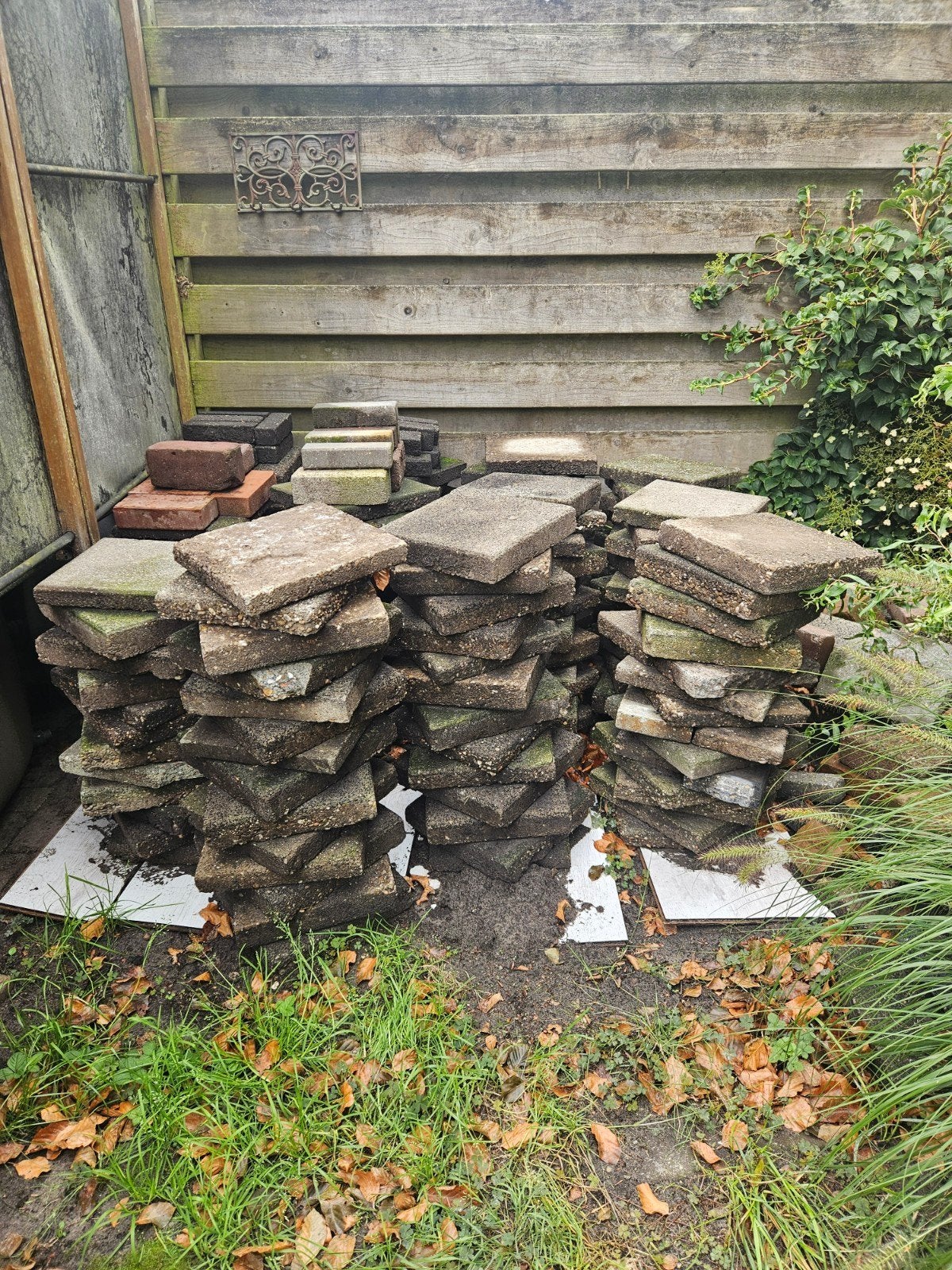 Tegels 30 x 30, Tuin en Terras, Ophalen, Gebruikt, Beton, Terrastegels