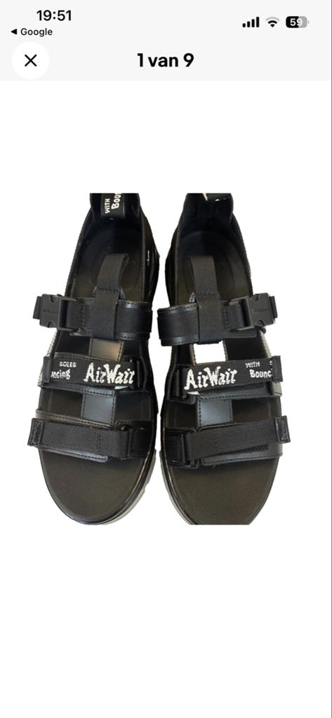 Dr. Martens Pearson sandalen - Zwart - Maat 41, Ophalen of Verzenden, Zo goed als nieuw, Zwart, Sandalen of Muiltjes