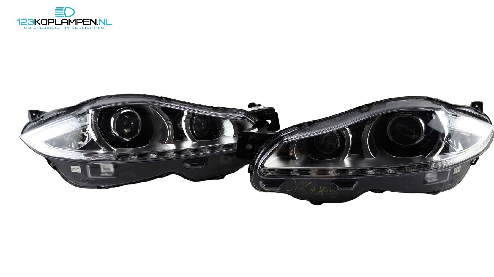 Jaguar XJ X351 7 PIN koplamp koplampen links rechts, Gebruikt, -, -, Ophalen of Verzenden