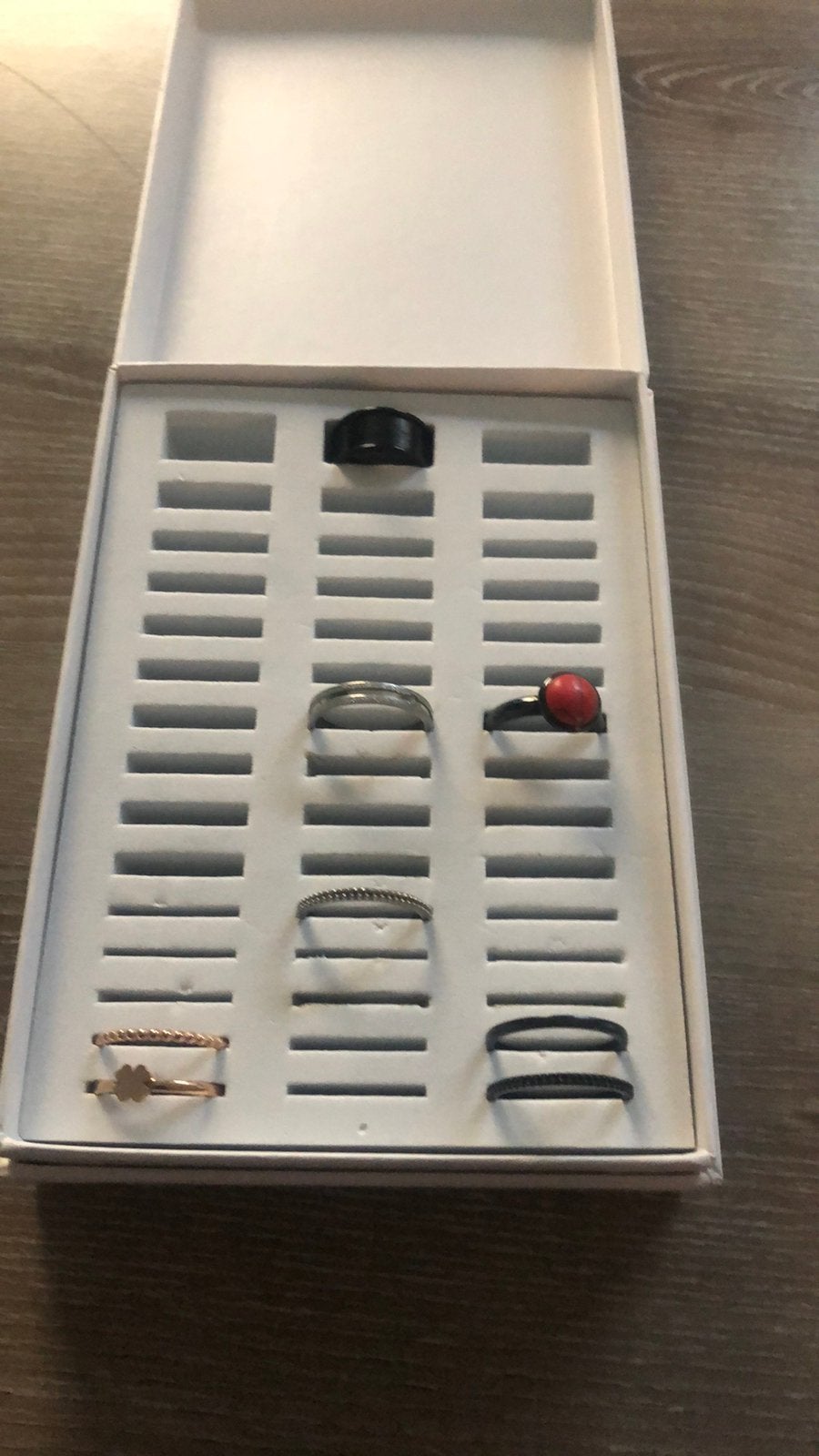8 IXXXI ringen maat 18 incl opbergbox (compleet als set), 18 tot 19, IJzer of Staal, Zwart, Ophalen of Verzenden