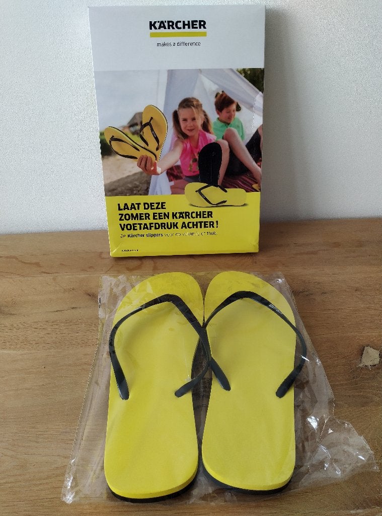 Nieuwe Kärcher teen slippers maat 44/45, Ophalen, Nieuw, Overige kleuren, Slippers