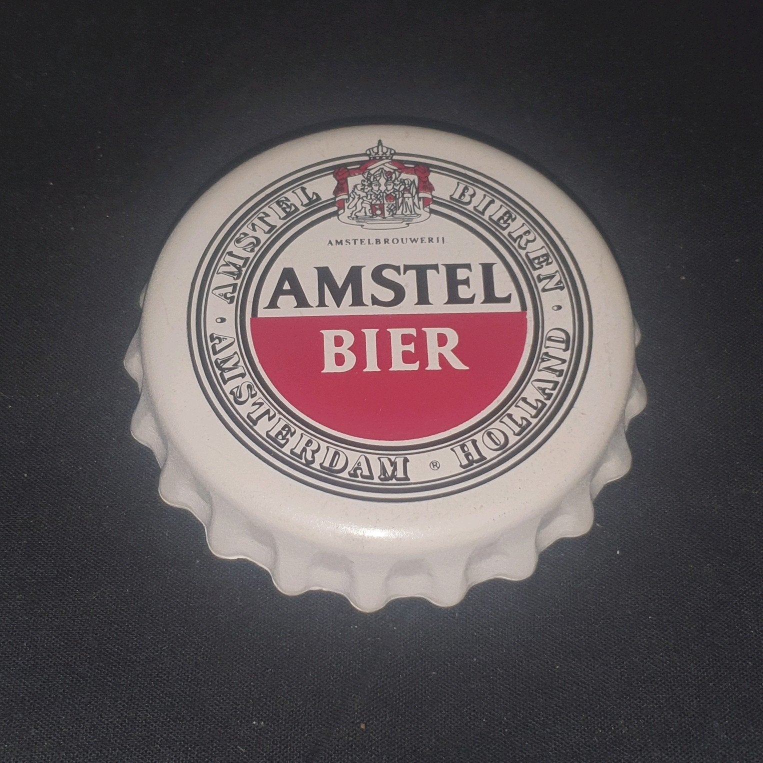 amstel bier flesopener, perfect voor de man cave, bar, Ophalen of Verzenden, Amstel