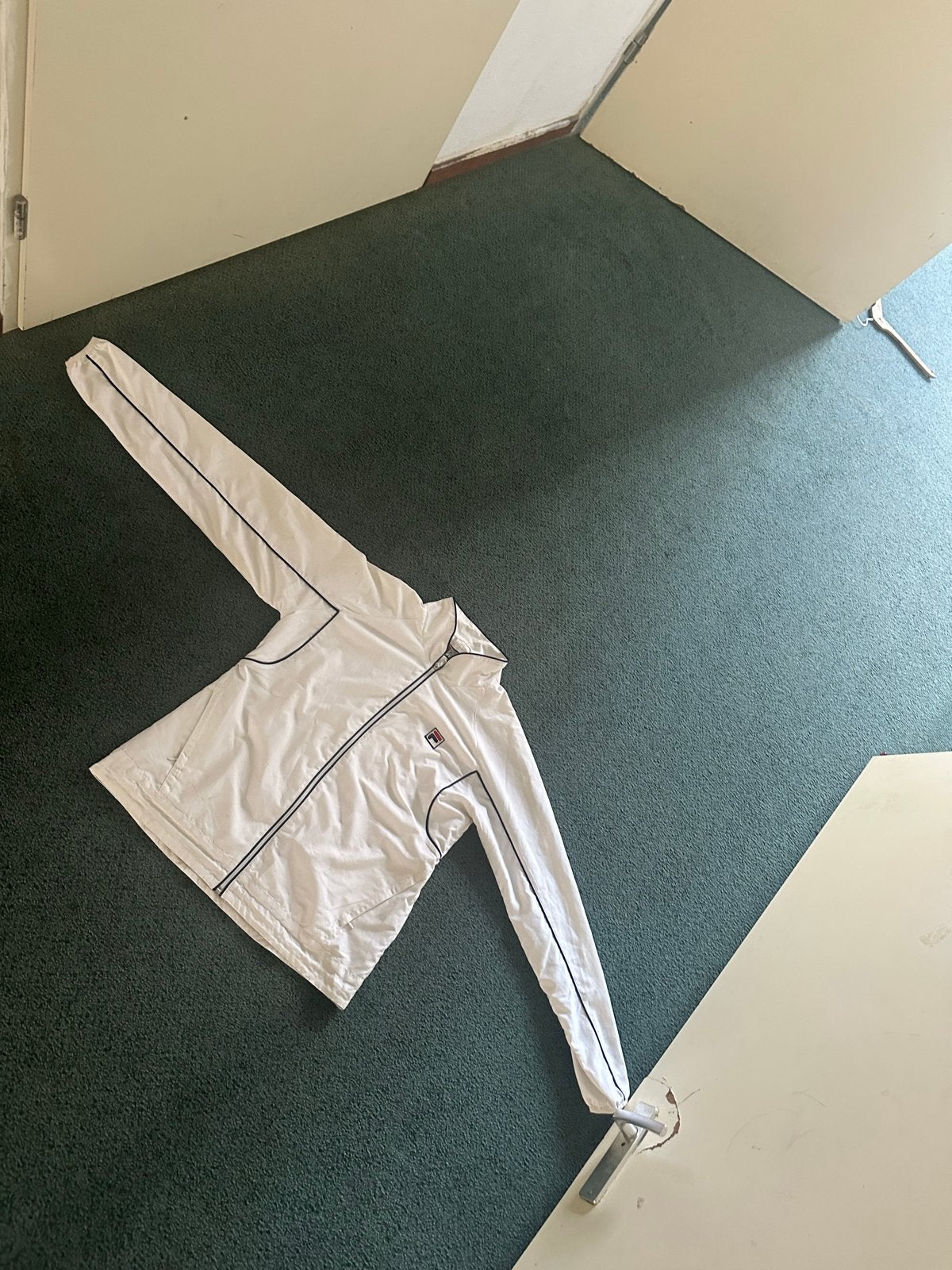 Fila White Line sportjasje maat M, Maat 38/40 (M), Wit, Ophalen of Verzenden, Fitness of Aerobics