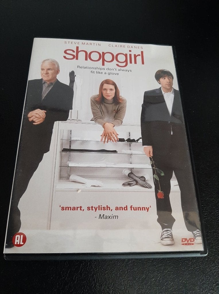 Shopgirl, Steve Martin, Claire Danes, Jason Schwartzman!, Alle leeftijden, Ophalen of Verzenden, Gebruikt, Romantiek