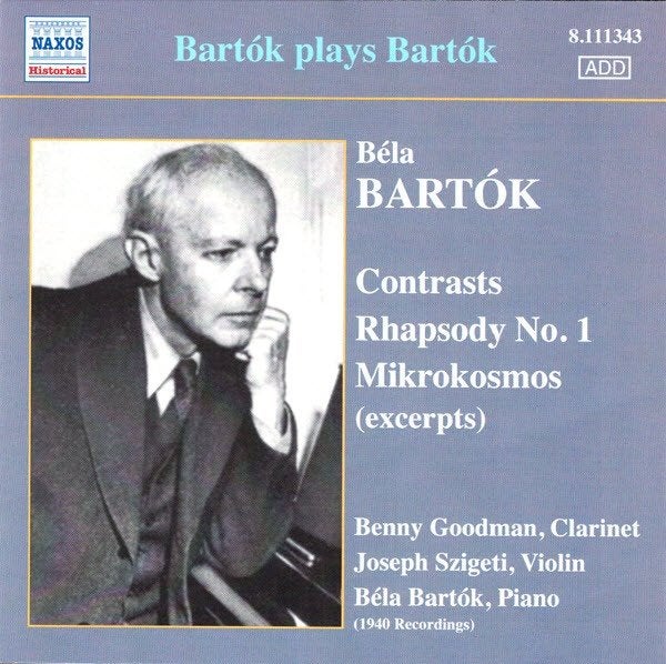 Bartók Plays Bartók CD, Gebruikt, Ophalen of Verzenden, Album, Overige typen