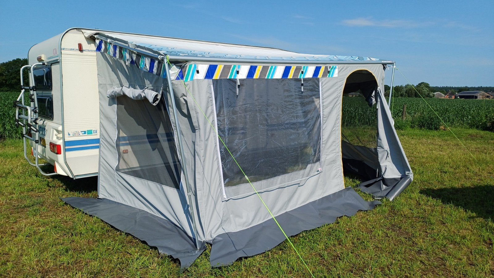 Fiamma luifeltent safariroom 350x230cm Voor zakluifel, Caravans en Kamperen, Ophalen, Zo goed als nieuw