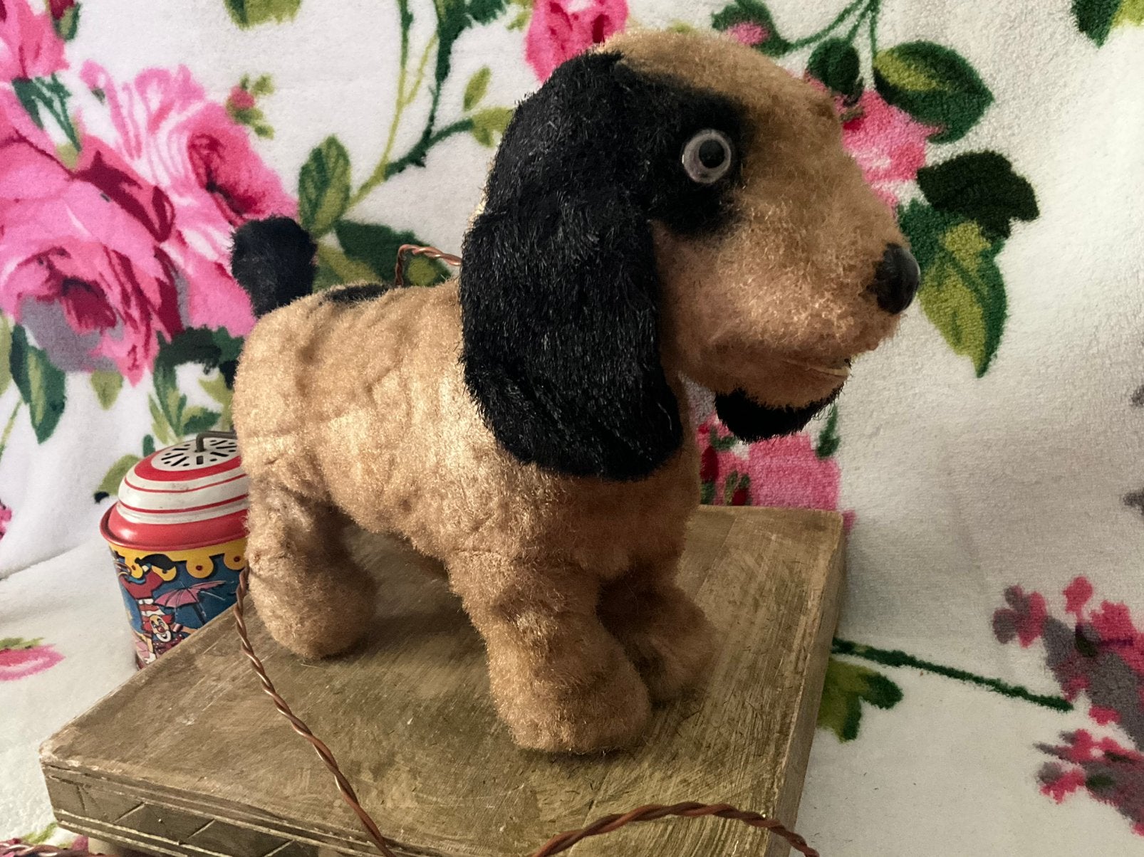 Antieke blikken hond met afstandsbediening. Japan, Ophalen of Verzenden