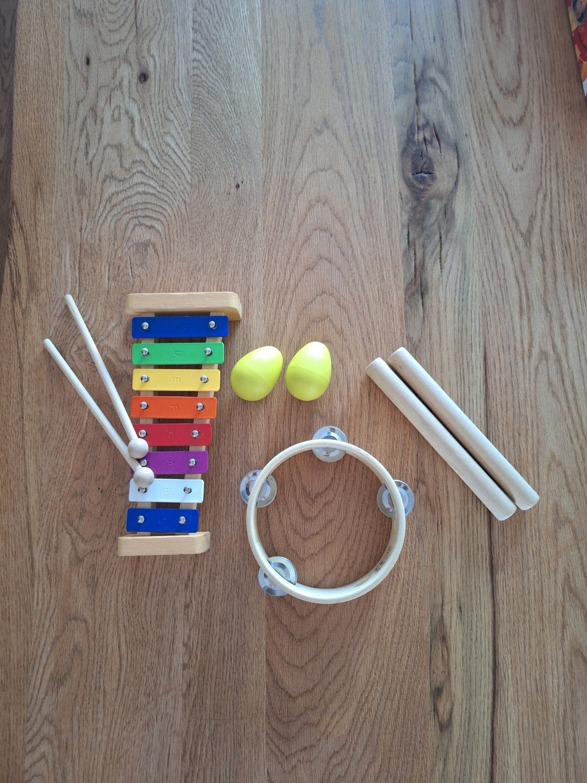 Houten Muziek Instrumenten, Xylofoon, Tamboerijn, Shaker, Ophalen of Verzenden, Zo goed als nieuw