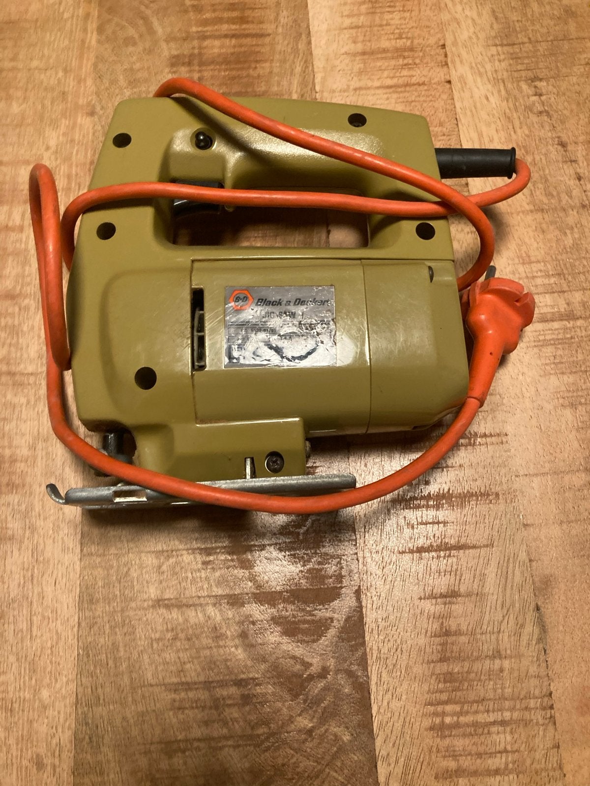 Black & Decker Decoupeerzaag - Vintage en Functioneel, Doe-het-zelf en Verbouw, Gereedschap | Zaagmachines, Ophalen, Minder dan 30 mm