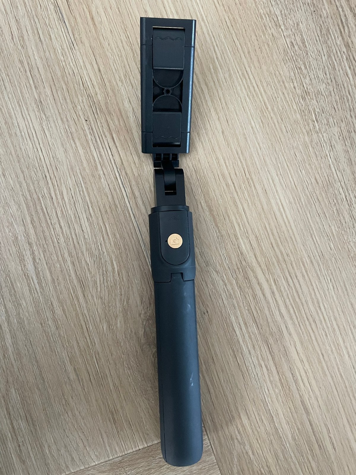 Uitschuifbare selfiestick met geïntegreerde telefoonhouder, Overige merken, Selfiestick, Ophalen of Verzenden, Gebruikt