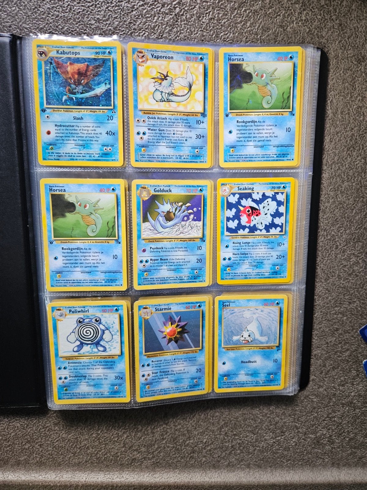 Pokémon verzameling meerdere sets 1999, Hobby en Vrije tijd, Verzamelkaartspellen | Pokémon, Ophalen, Gebruikt, Meerdere kaarten