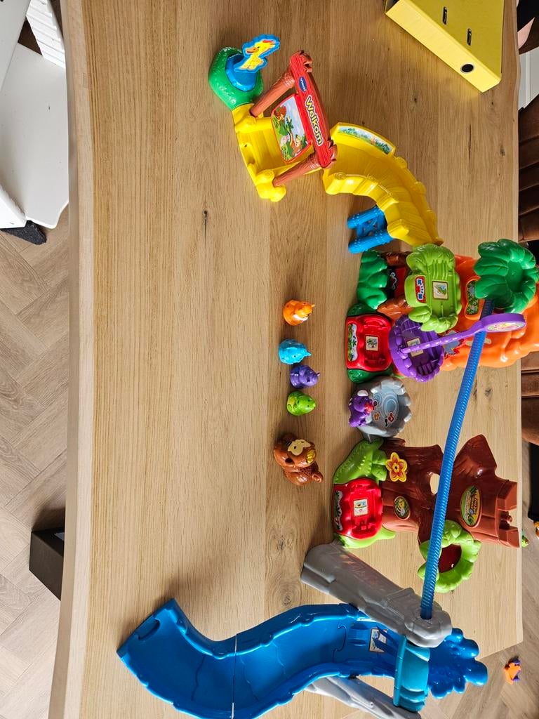 Zoef zoef avonturen jungle met dieren, Kinderen en Baby's, Speelgoed | Vtech, Ophalen, Zo goed als nieuw, 2 tot 4 jaar