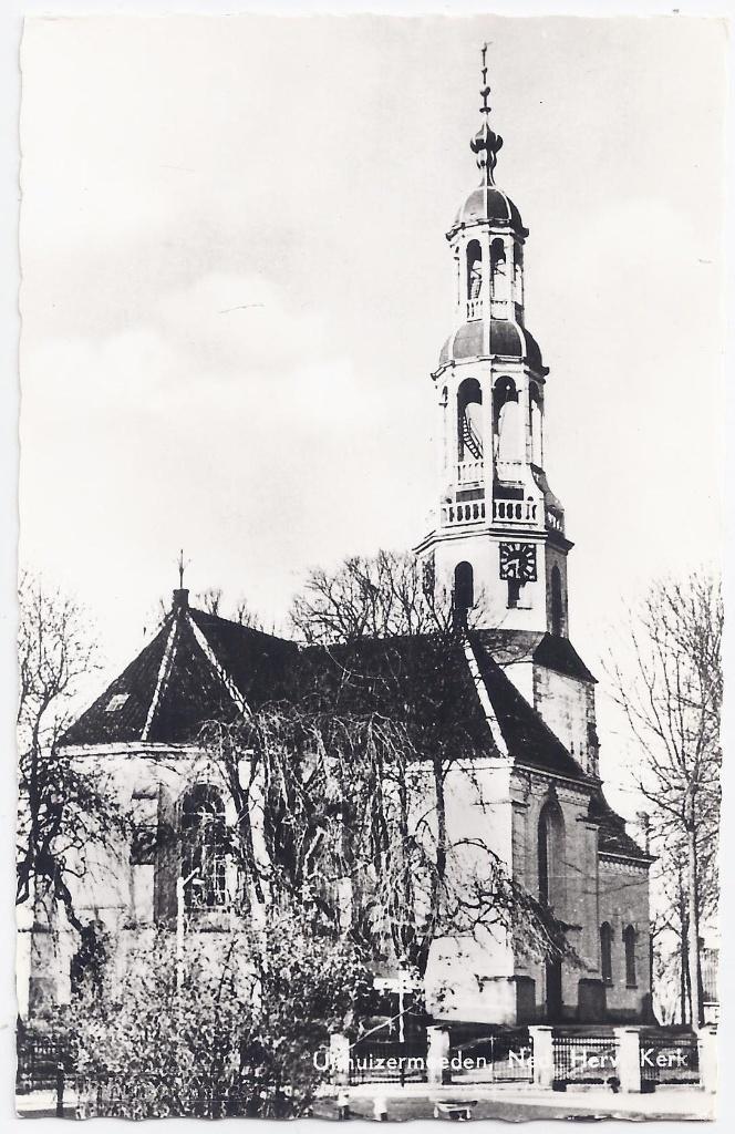 Uithuizermeeden Ned. Herv. Kerk Oude ansichtkaart (A1350), Verzamelen, Ophalen of Verzenden, 1960 tot 1980, Gelopen, Noord-Brabant