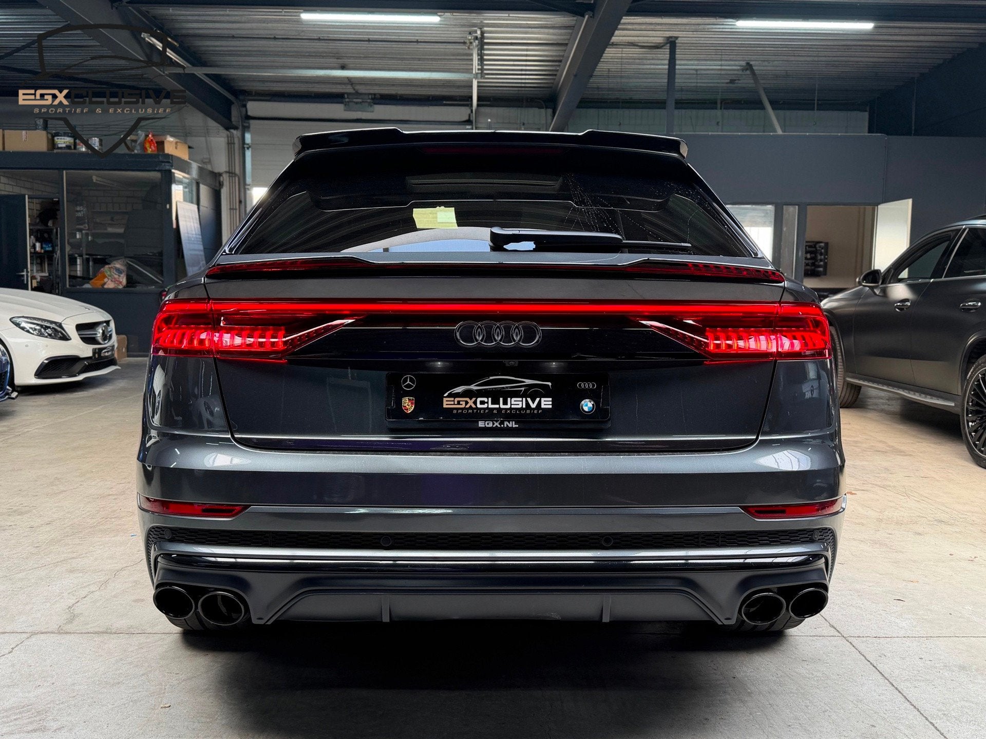 Audi SQ8 4.0 TDI Quattro Ceramic/Pano/B&O3D/HUD/4WSturing, Auto's, Dealer onderhouden, 435 pk, Gebruikt, Leder
