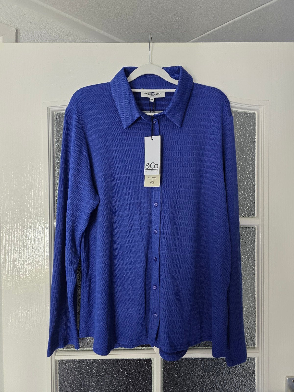 nieuw &co woman andcowoman and cowoman xxl kobalt lotte, Ophalen of Verzenden, Nieuw, Maat 46/48 (XL) of groter, Blauw
