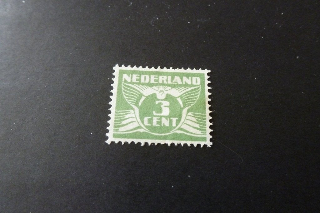 24 - oude 3 cent groen frankeerzegel 1924 (vliegende duif ), Ophalen of Verzenden, T/m 1940, Postfris