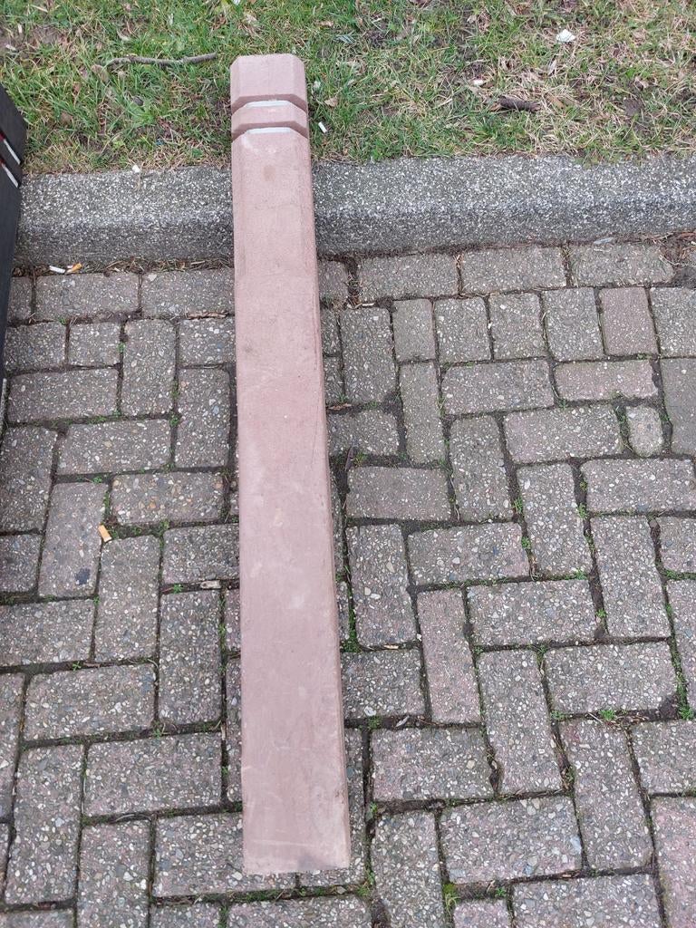 Diamantkoppaal Anti Parkeerpaal Zandkleurig, Ophalen of Verzenden, Zo goed als nieuw